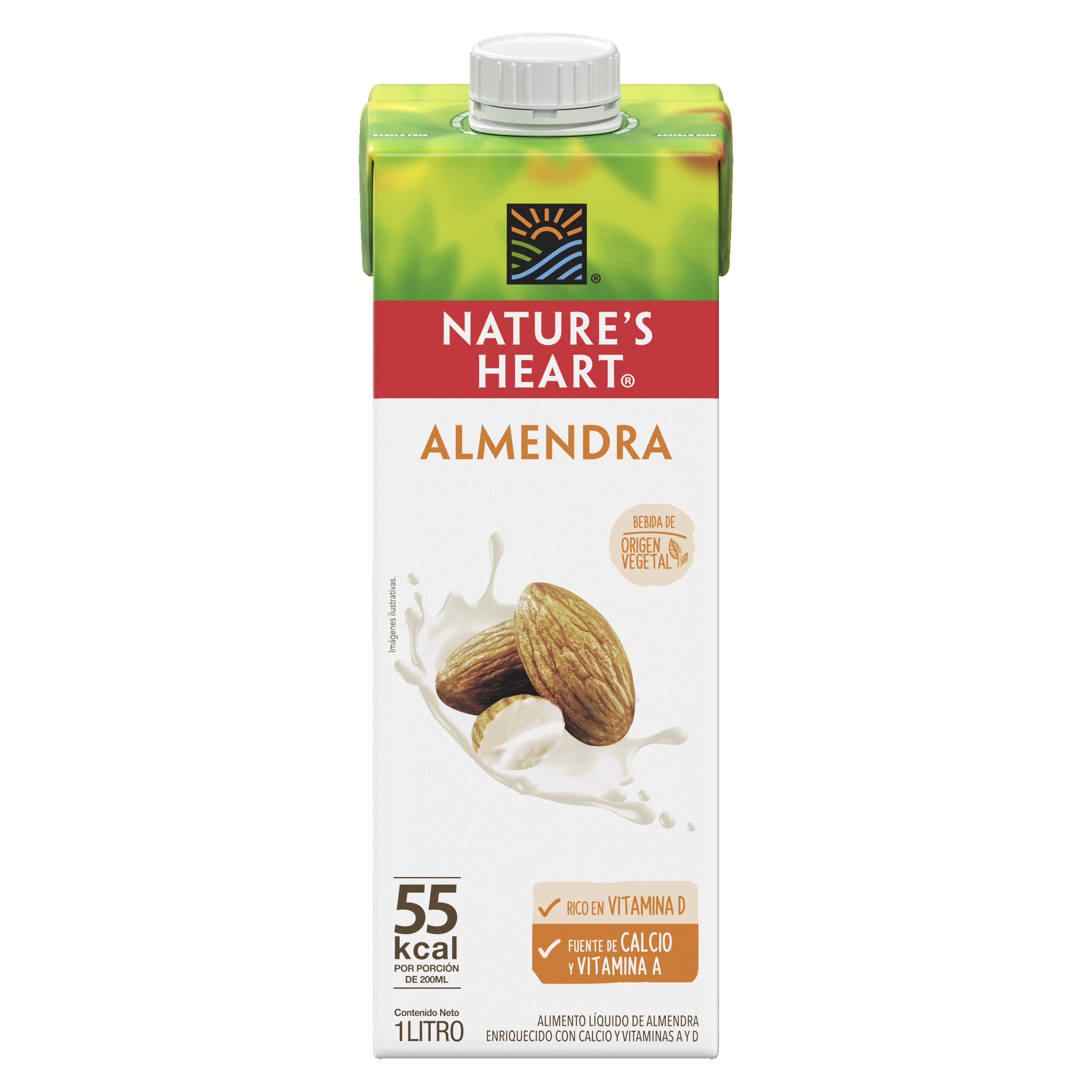 leche de almendras nature's heart